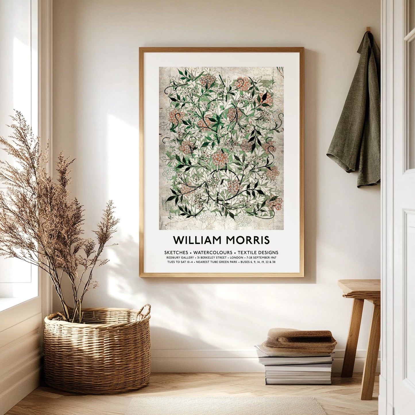 William Morris Exhibition Poster, Jasmine Design