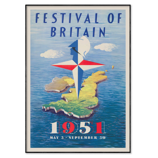 Festival of Britain Poster 1951 by Abram Games