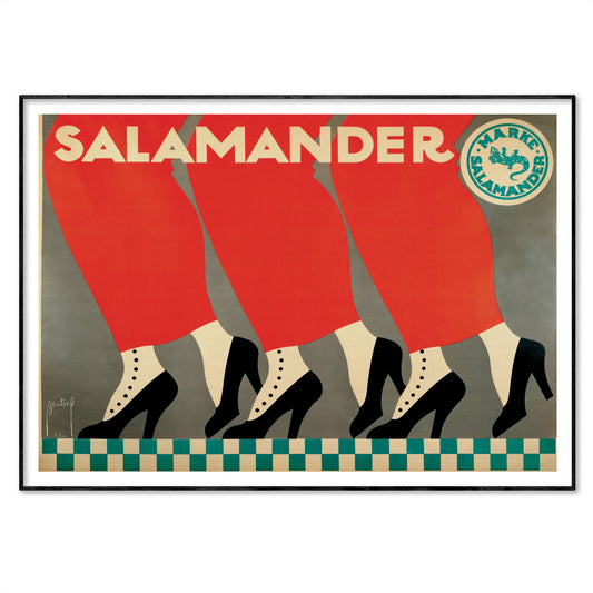 Salamander Shoes Poster by Ernst Deutsch Dryden