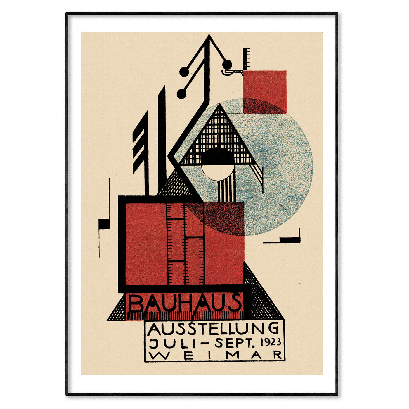 Bauhaus Poster by Rudolf Baschant, 1923