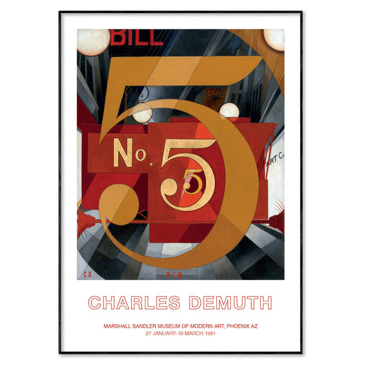 Charles Demuth I Saw The Figure 5 In Gold - Exhibition Poster