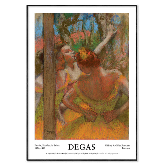 Edgar Degas Ballerinas Exhibition Poster