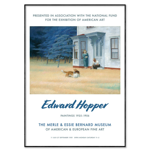 Edward Hopper Print - Cape Cod Evening Exhibition Poster