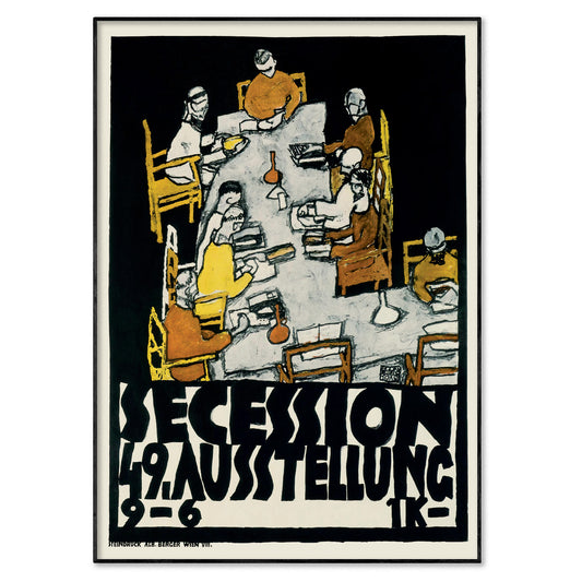 Egon Schiele Vienna Secession Poster
