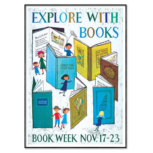 Library Poster - Explore With Books - By Alice and Martin Provensen