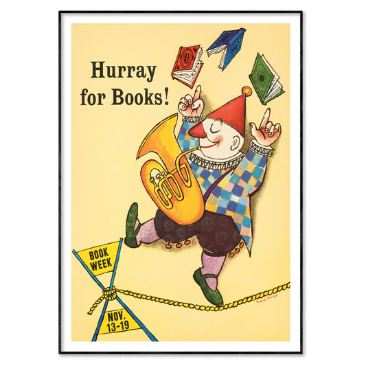 Hurray For Books Poster by Maurice Sendak