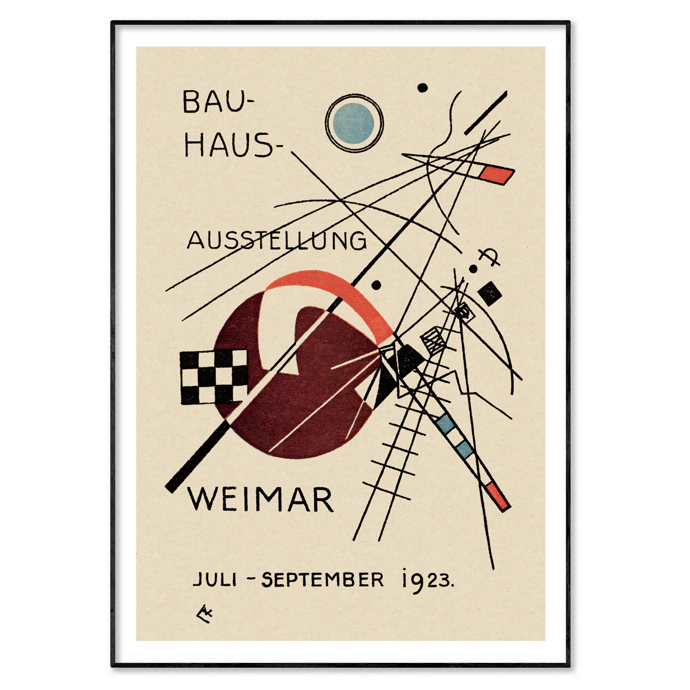 Bauhaus Poster by Wassily Kandinsky, 1923