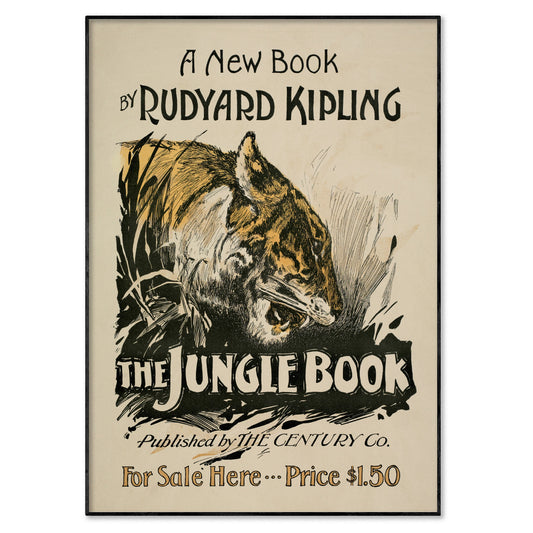 Rudyard Kipling The Jungle Book Poster