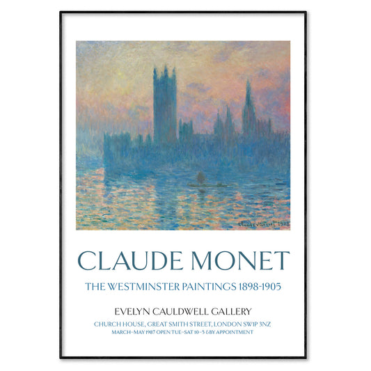 Claude Monet Poster - The Houses Of Parliament, London