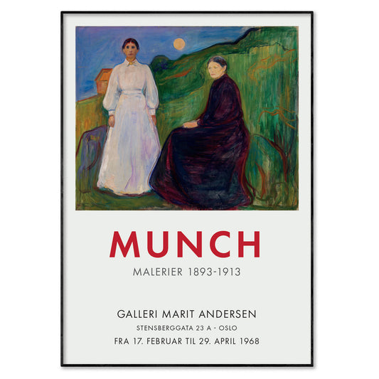 Edvard Munch Exhibition Poster