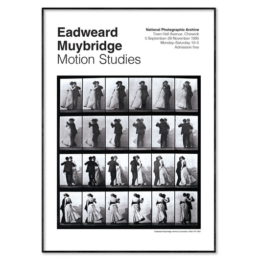 Eadweard Muybridge Photography Exhibition Poster