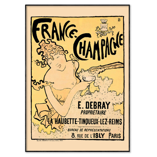 Pierre Bonnard Vintage Champagne Advertisement Poster