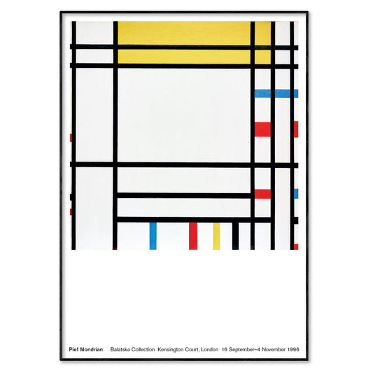 Piet Mondrian Place de la Concorde Exhibition Poster