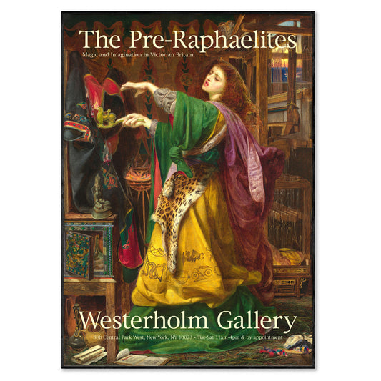 Pre-Raphaelite Exhibition Poster