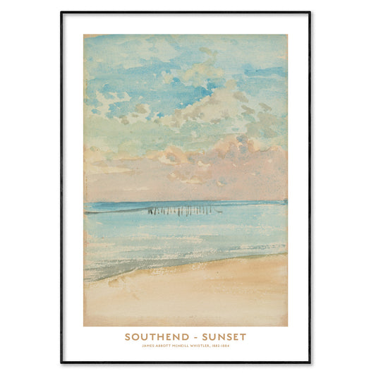 Whistler painting 'Southend - Sunset'