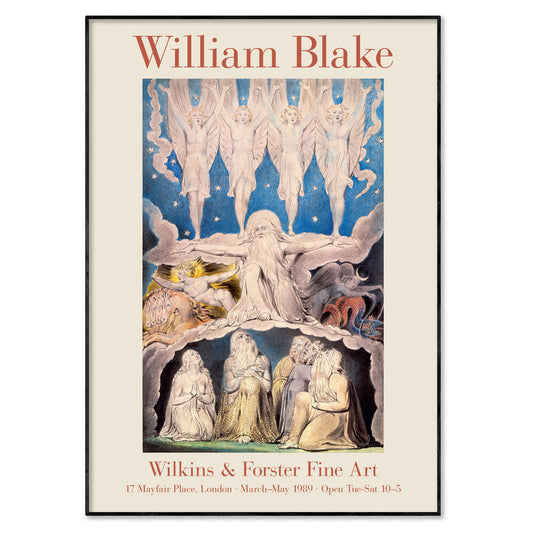 William Blake Exhibition Poster - 'When The Morning Stars Sang Together'