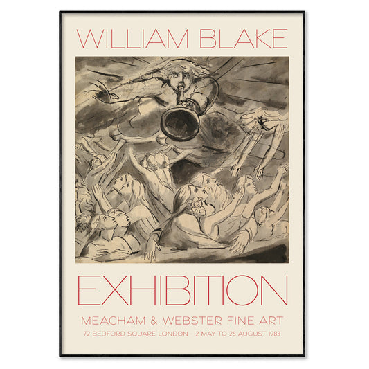 William Blake Exhibition Poster - 'The Ancient Of Days'