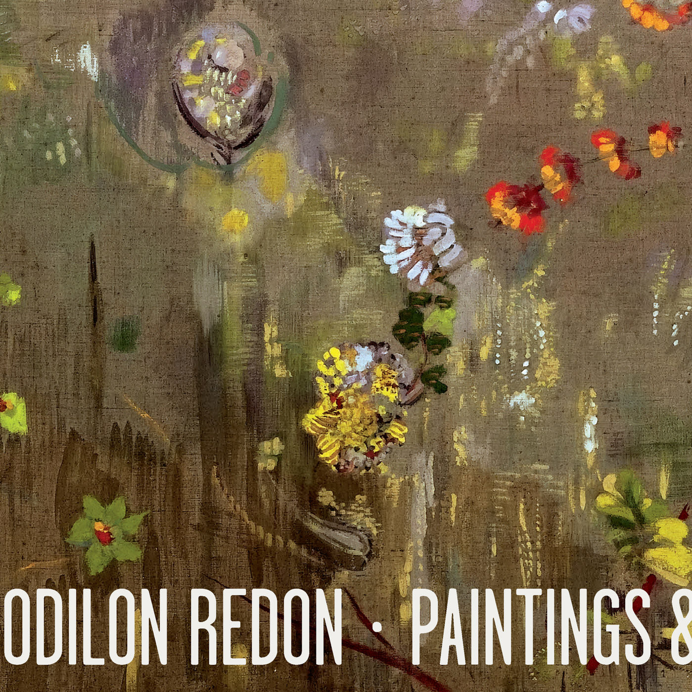 Odilon Redon Exhibition Poster - 'Trees On A Yellow Background'