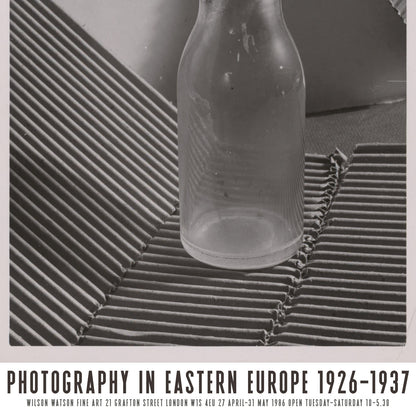 Eastern European Photography from the 1930s - Exhibition Poster