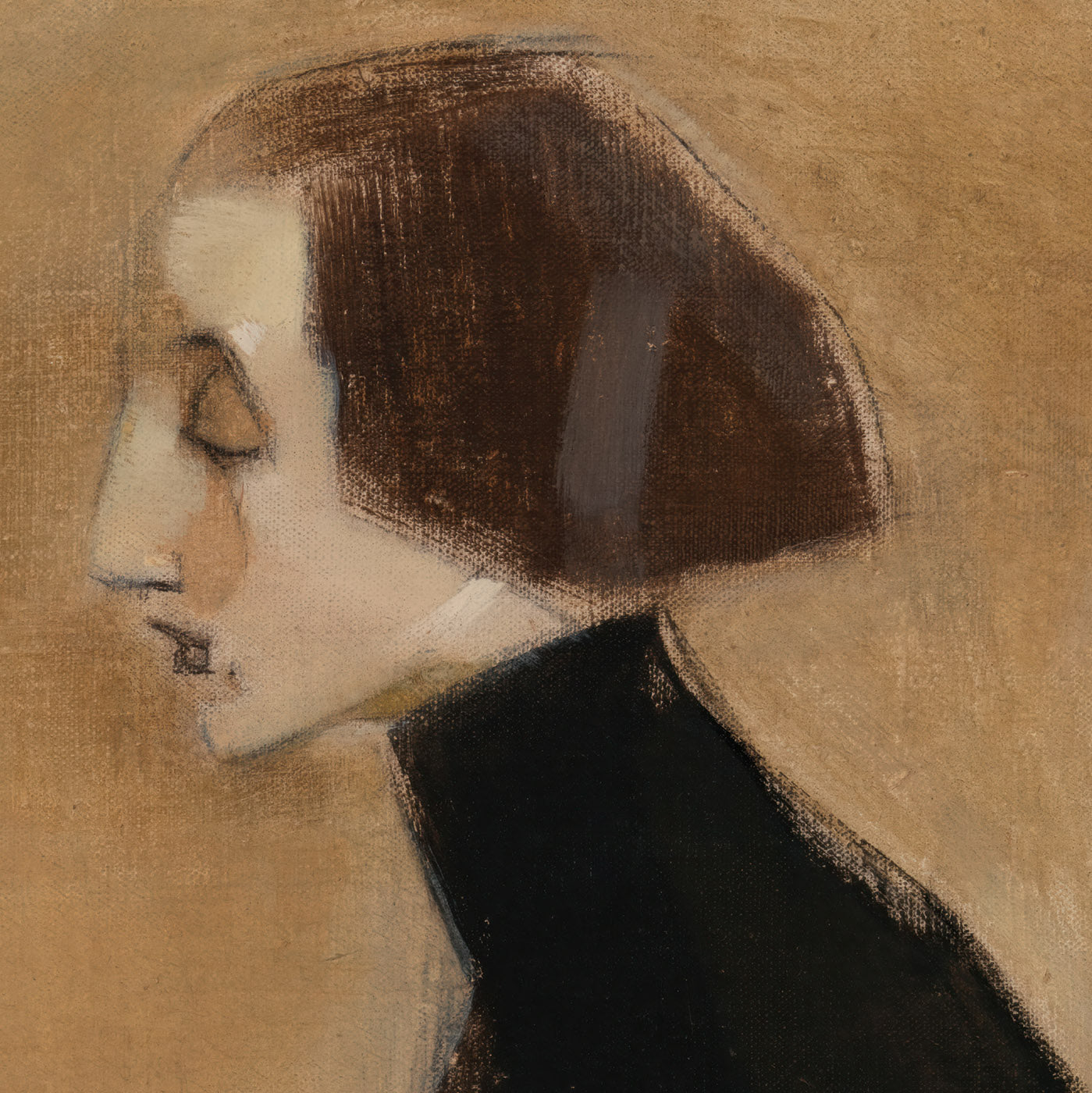 Elegant art print featuring Schjerfbeck’s minimalist portrait style​