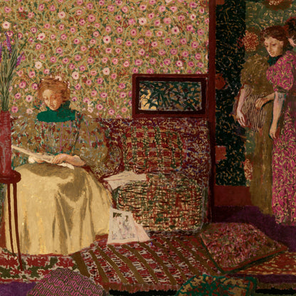 Édouard Vuillard Exhibition Poster - 'Personnages dans un intérieur - L'Intimité' (1896)