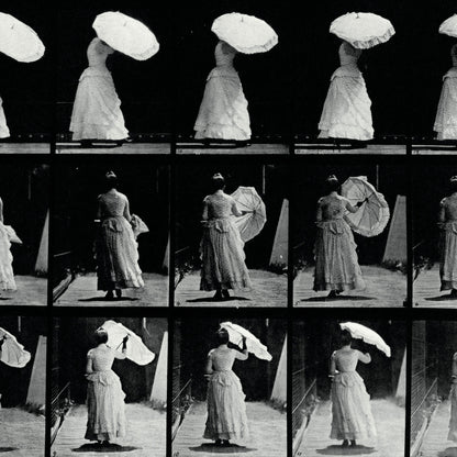 Eadweard Muybridge Time-Lapse Exhibition Poster