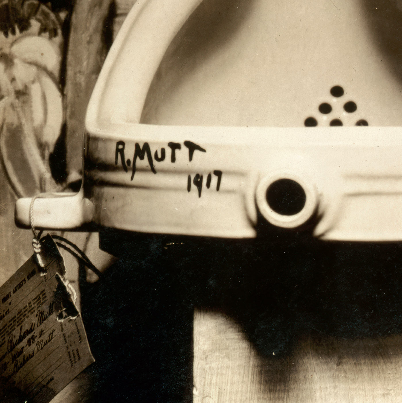 Marcel Duchamp Exhibition Poster - 'Fountain' (Urinal) 1917