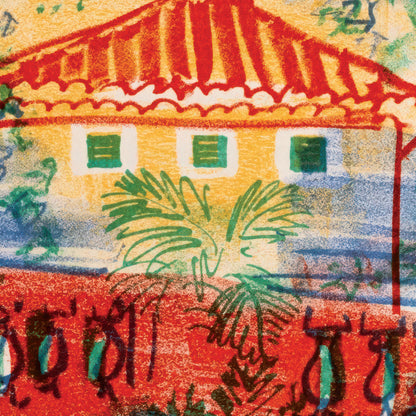 Exhibition-style poster featuring Dufy book illustration and French typography