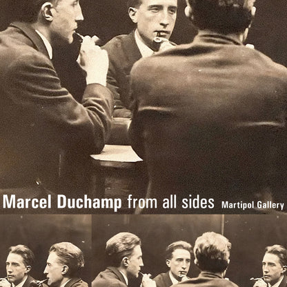 Conceptual art print of Marcel Duchamp