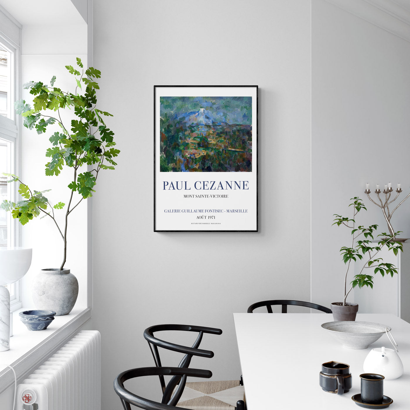 Paul Cezanne Exhibition Poster - Mont Sainte-Victoire