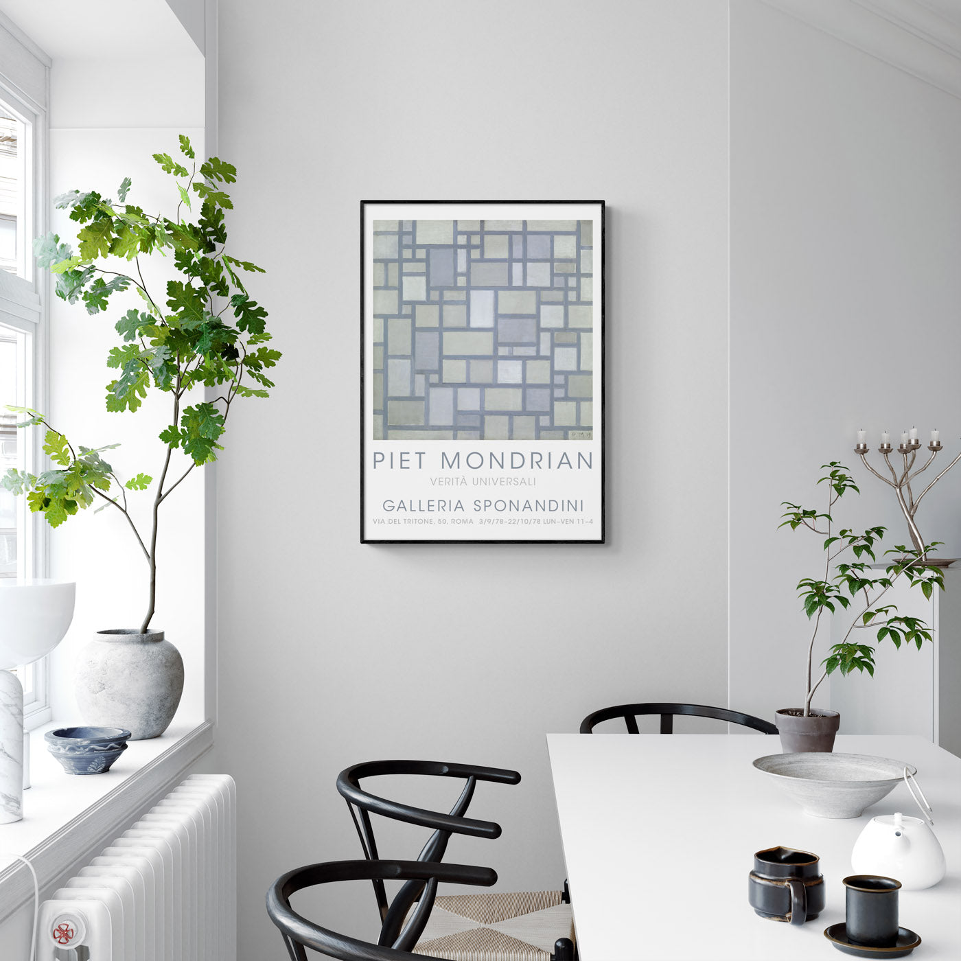 Piet Mondrian Exhibition Poster