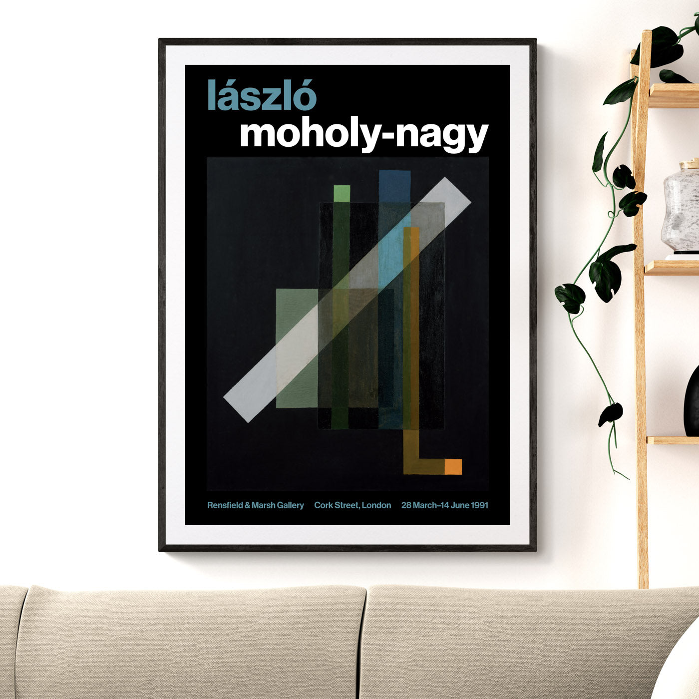 László Moholy-Nagy Exhibition Poster - 'Construction', 1924