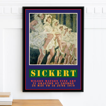 Walter Richard Sickert "High-Steppers" Exhibition Poster