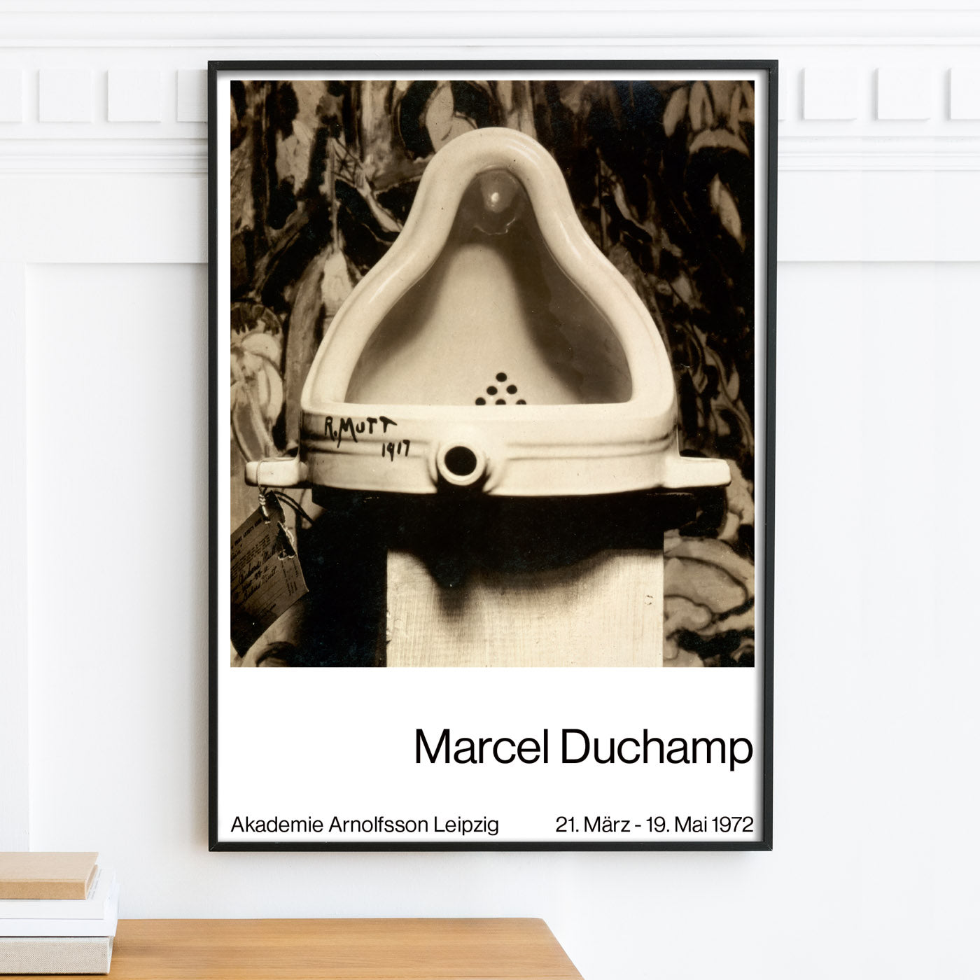 Marcel Duchamp Exhibition Poster - 'Fountain' (Urinal) 1917