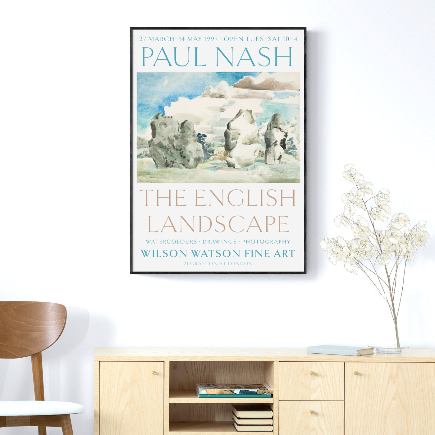 Paul Nash Exhibition Poster - 'Avebury' 1936