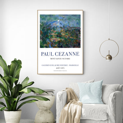 Paul Cezanne Exhibition Poster - Mont Sainte-Victoire