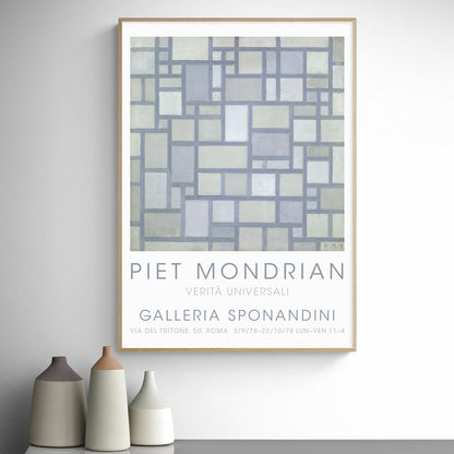Piet Mondrian Exhibition Poster