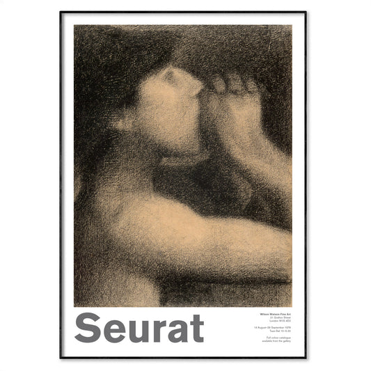 Georges Seurat Drawing Exhibition Poster - 'L'Echo'