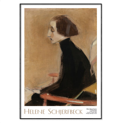 Helene Schjerfbeck The Seamstress (1905) exhibition poster