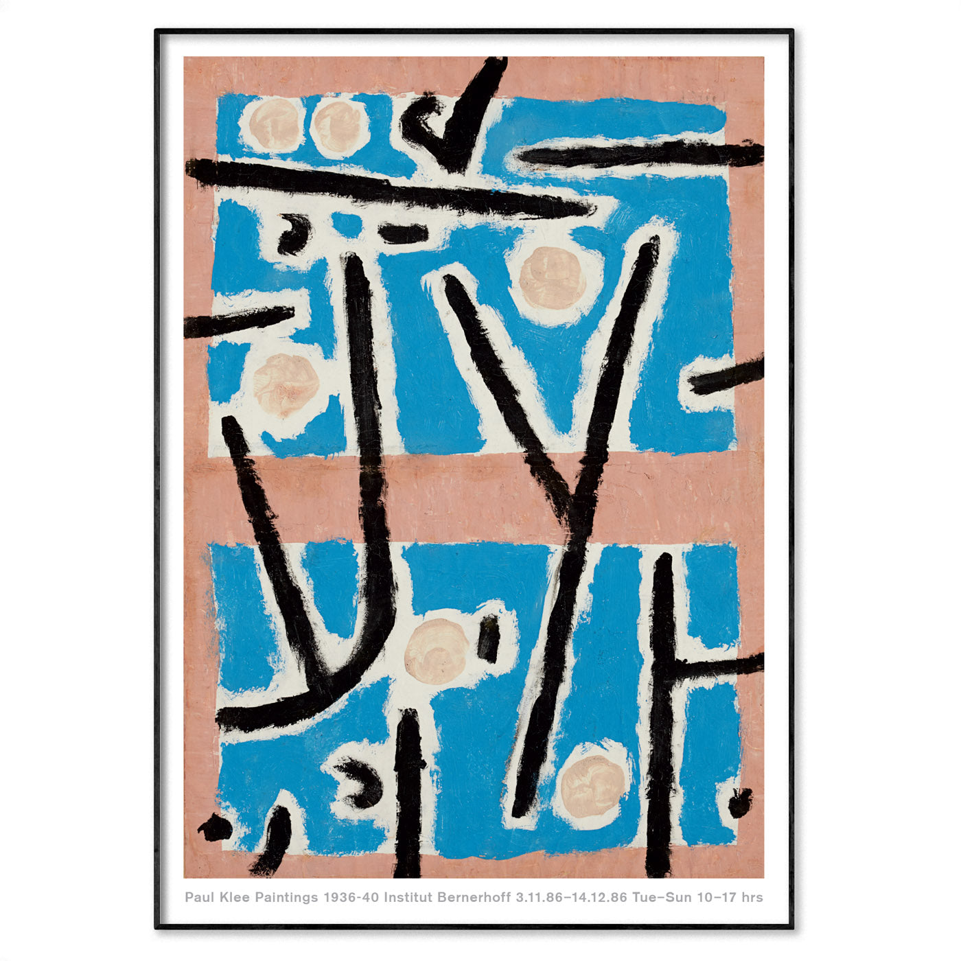 Paul Klee Art Exhibition Poster - 'Untitled' 1938