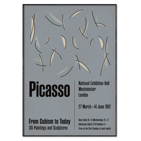 Pablo Picasso Exhibition Poster