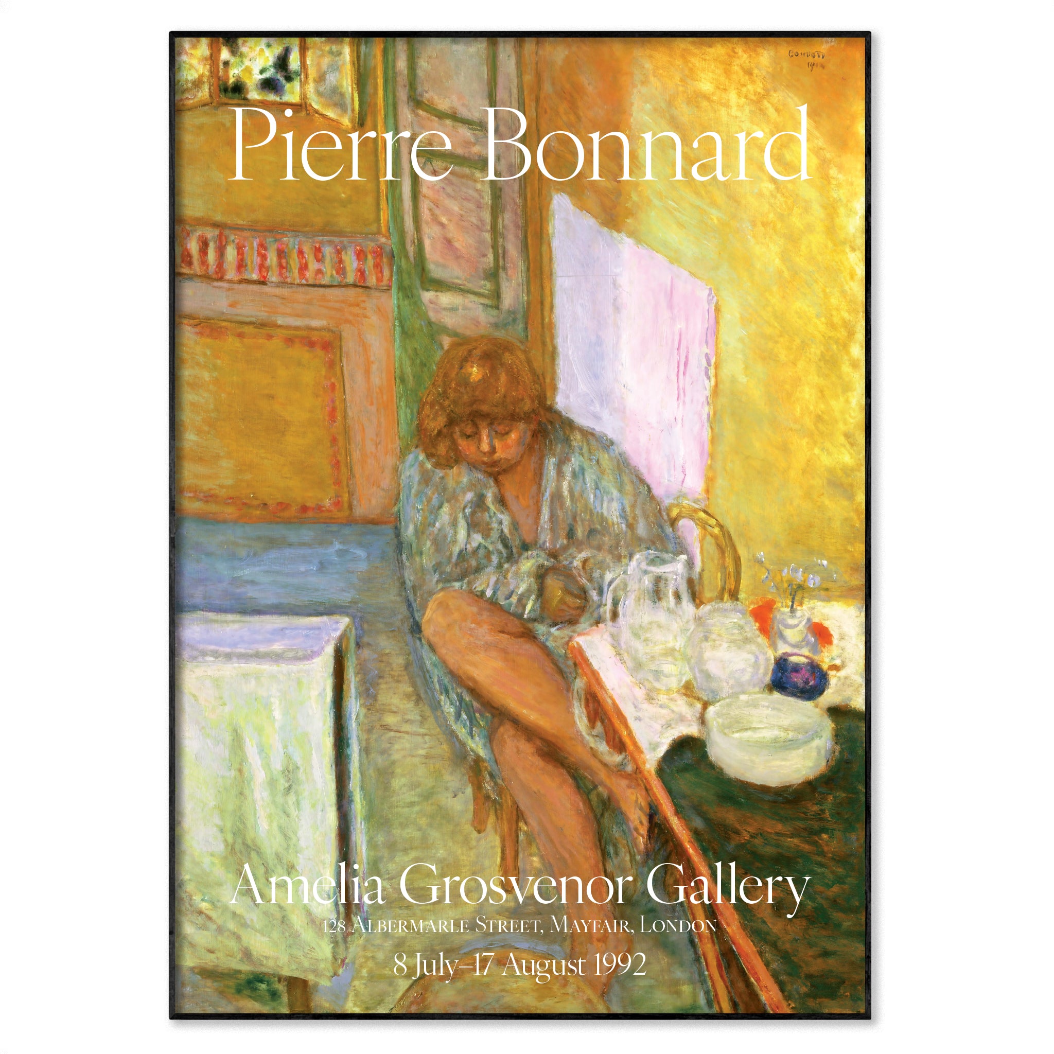 Pierre Bonnard After the Shower Poster – Post-Impressionist Print 1914 ...