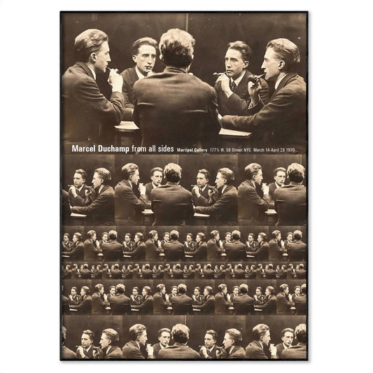 Marcel Duchamp Five-Way Portrait exhibition poster