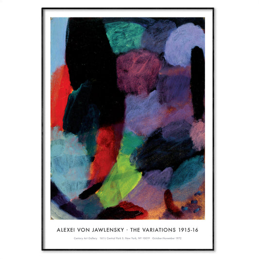 Alexei von Jawlensky Exhibition Poster - 'Variation, Night' 1916