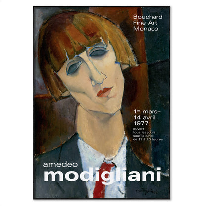 Amedeo Modigliani Madame Kisling Art Exhibition Poster