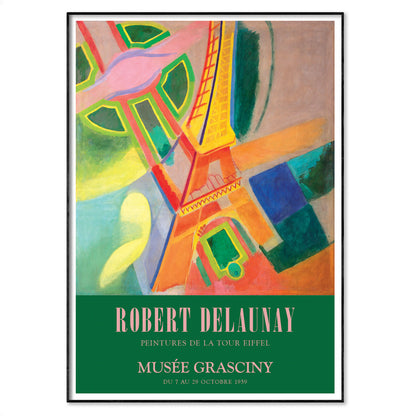 Robert Delaunay Eiffel Tower Exhibition Poster