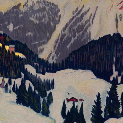 Swiss Railway Poster - Chur-Arosa Bahn by Emil Cardinaux