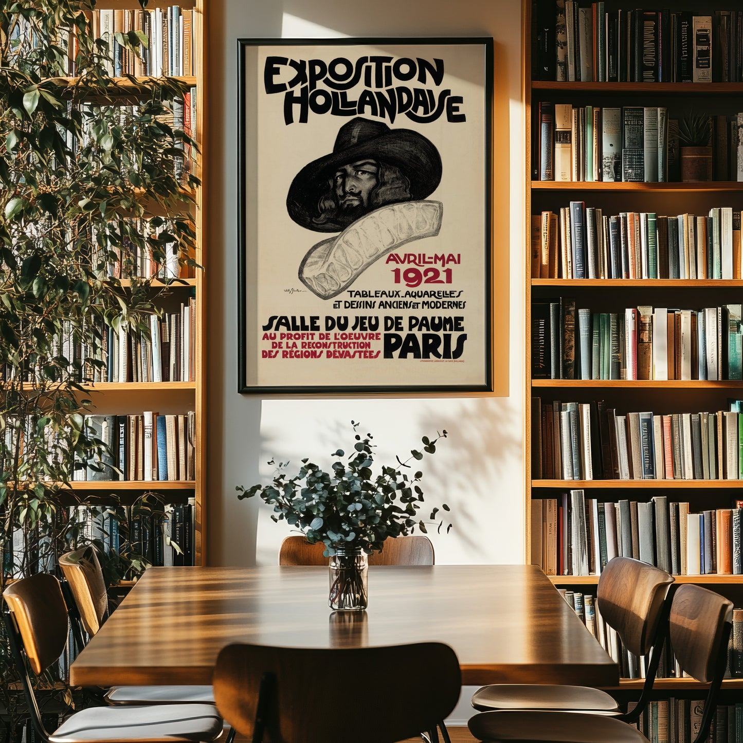 Dutch Art Exhibition Poster - 'Exposition Hollandaise'