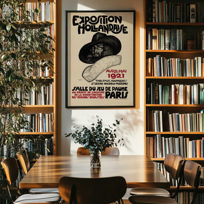 Dutch Art Exhibition Poster - 'Exposition Hollandaise'
