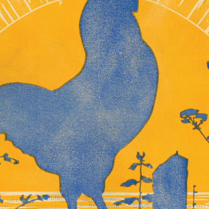 American Poultry Journal Cockerel Poster - Vintage Cottagecore Print